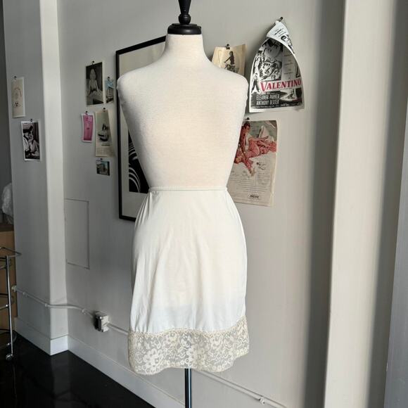 Midi slip skirt with - Picture 2 of 6